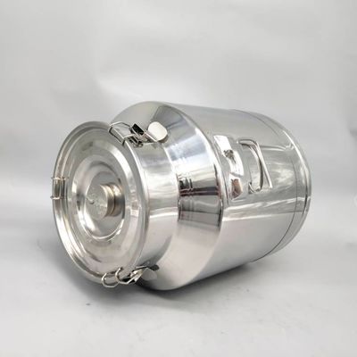 25L SS304 금속 저장 탱크 차는 커피 설탕 봉인한 수송 우유 깡통 할 수있