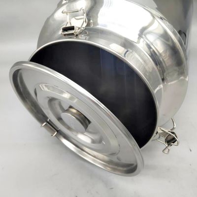 25L SS304 금속 저장 탱크 차는 커피 설탕 봉인한 수송 우유 깡통 할 수있
