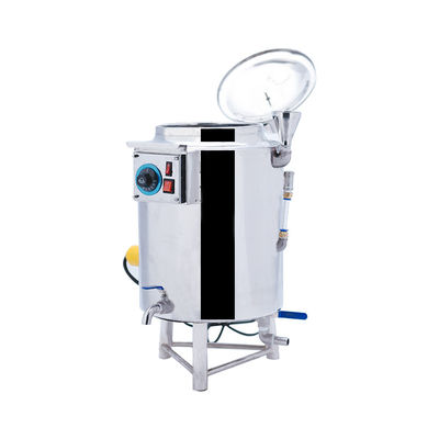 스테인레스 강 16 kw 500 리터 우유 살균 장치 전기 가열
