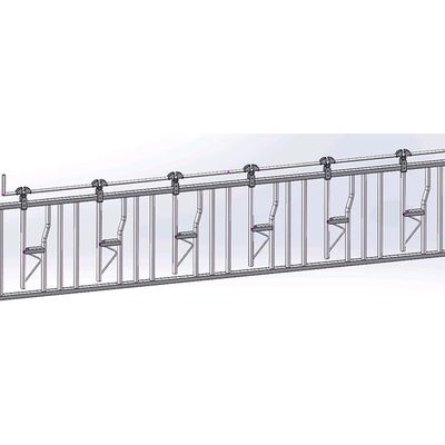 Hot Galvanized Length 6m Cattle Headlock Gate Anti Corrosion Pipe