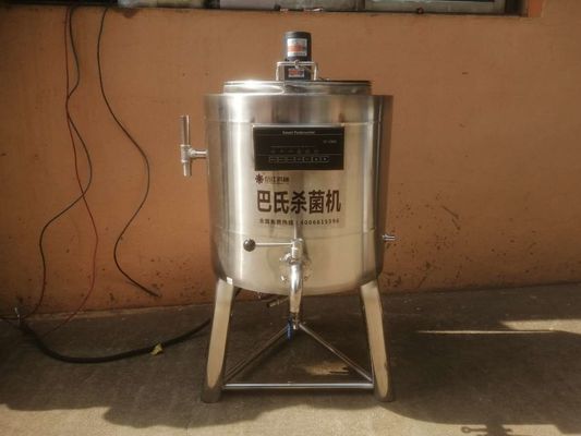 전기 6 kw 50 리터 우유 살균 장치 식품 등급 스테인레스 강