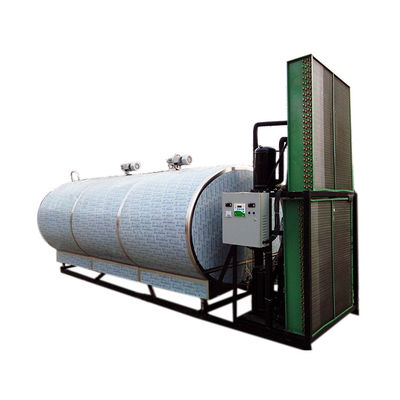 Refrigerated 1000 Liters Milk Cooling Tank Fresh Stainless Steel