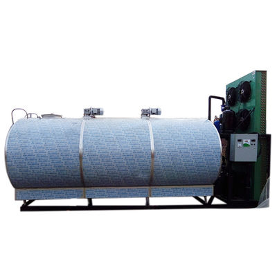 Refrigerated 1000 Liters Milk Cooling Tank Fresh Stainless Steel