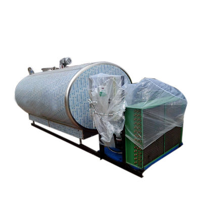 낙농장 자동 수직 스테인리스 우유 냉각 탱크 500 Ltr