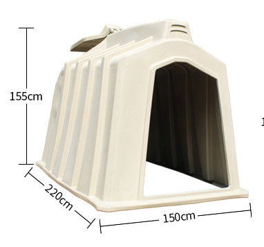 가축을 위한 작은 녹 방지 폭 333 센티미터 그룹 송아지 장