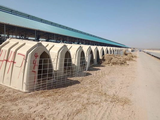 가축 ISO 플라스틱 송아지 보호 시설 폴리 돔 송아지 장